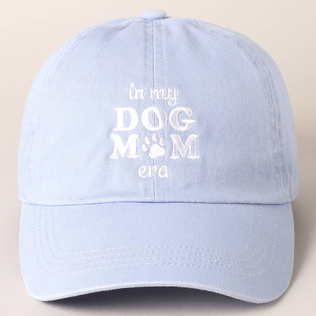 Embroidered “In My Dog Mom Era” Baseball Cap