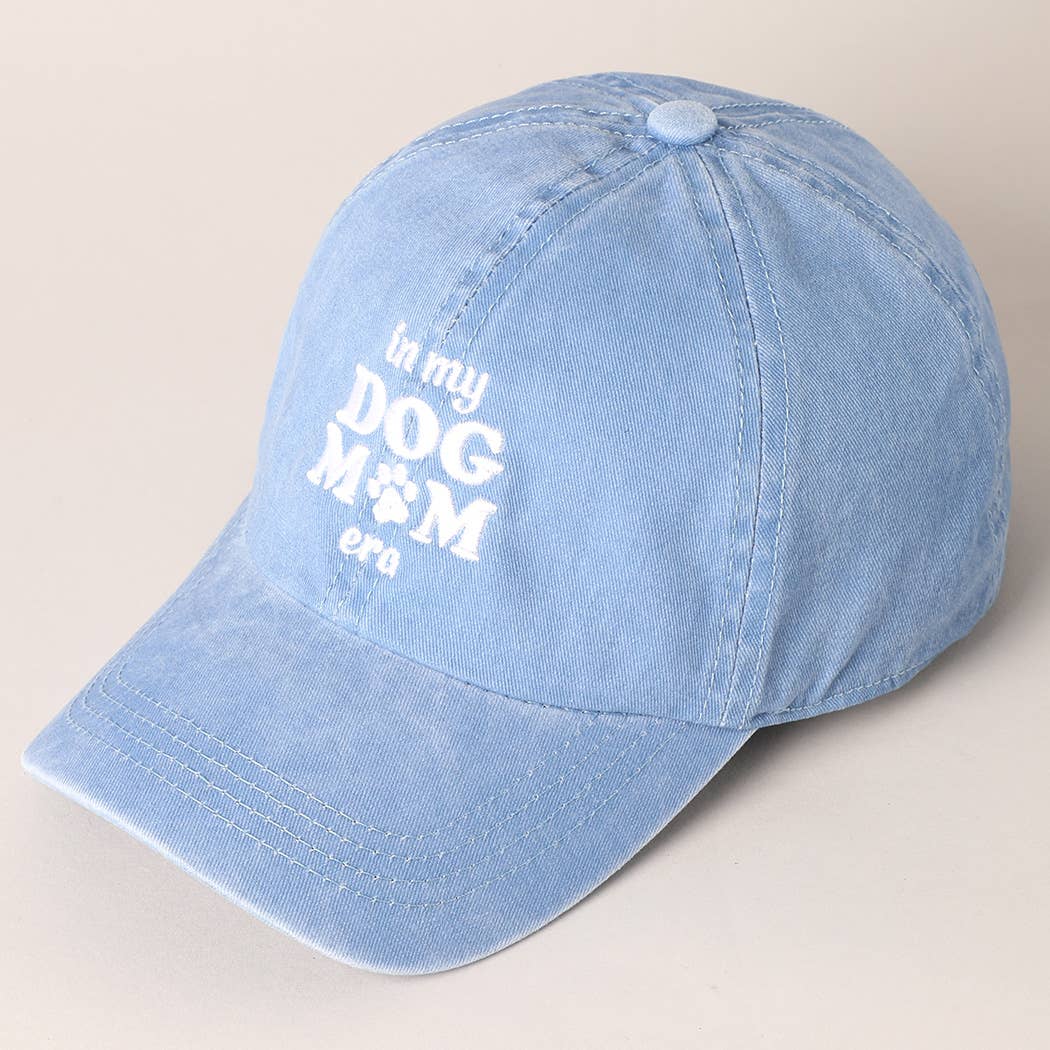 Embroidered “In My Dog Mom Era” Baseball Cap