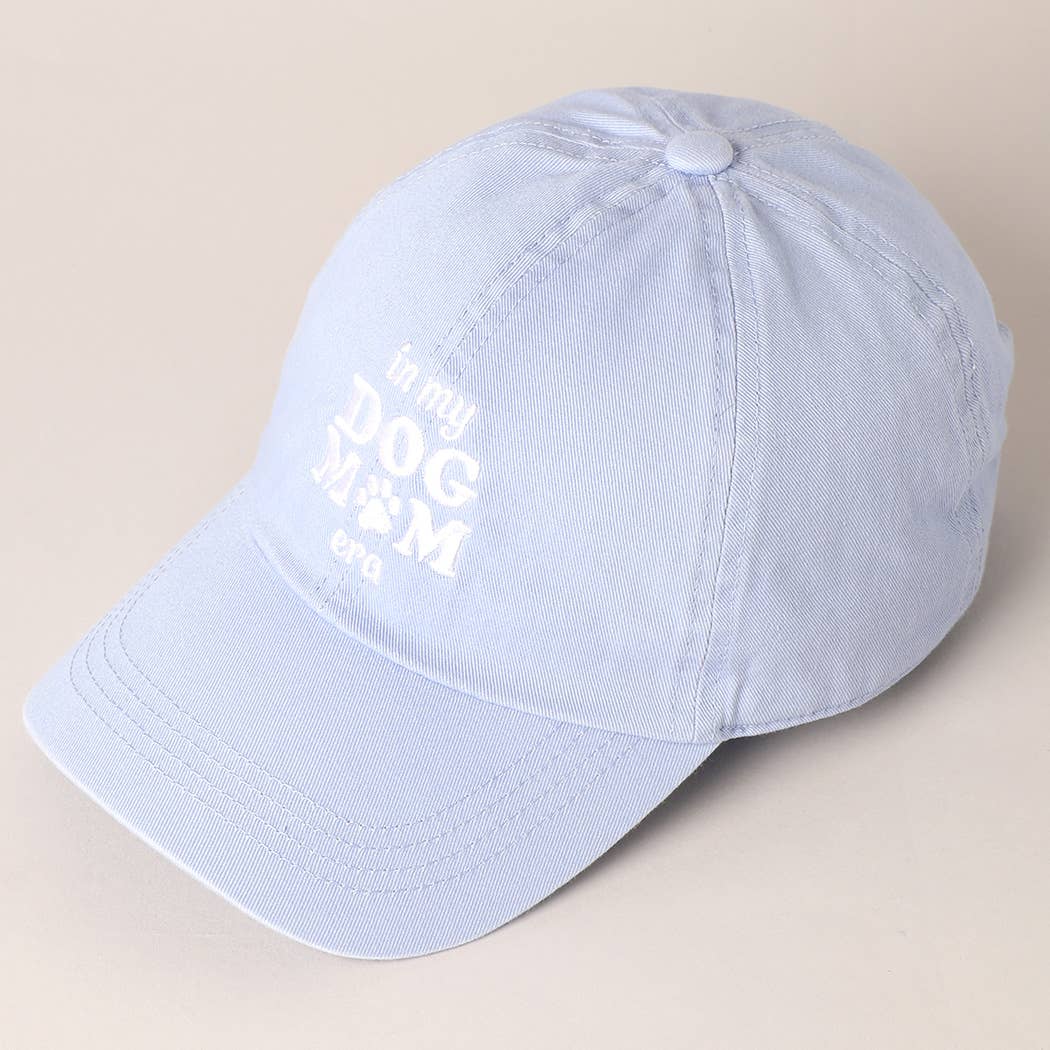 Embroidered “In My Dog Mom Era” Baseball Cap