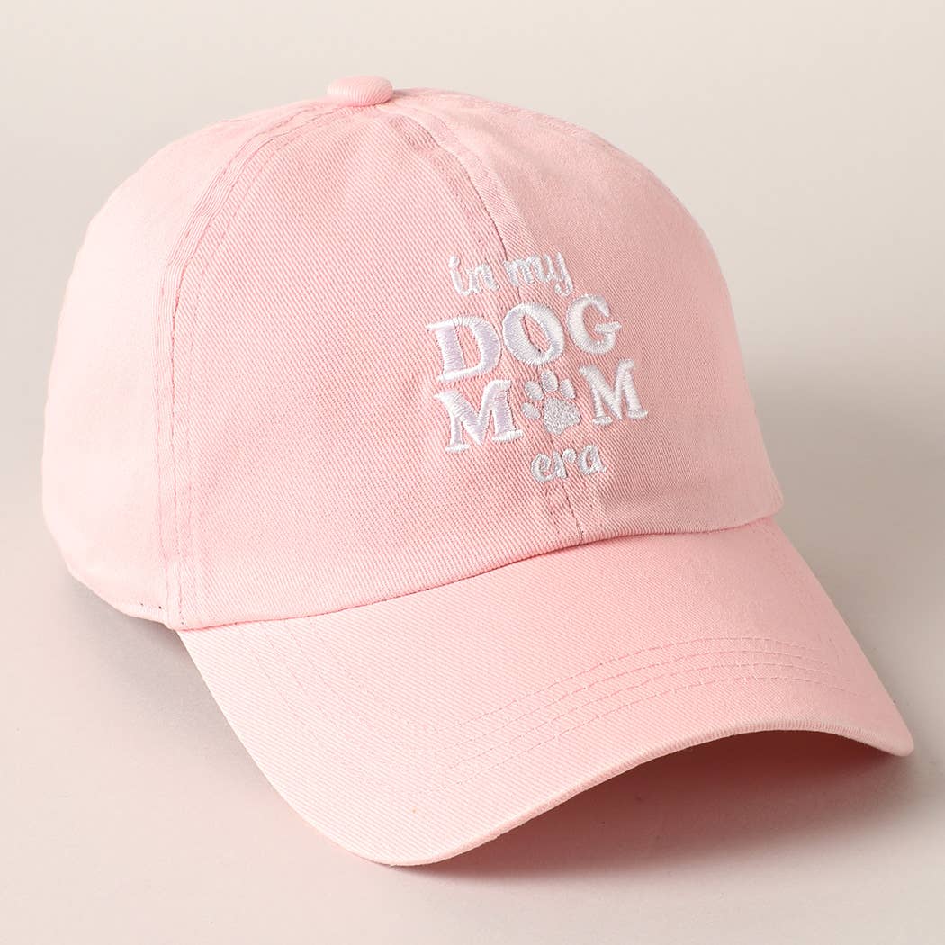 Embroidered “In My Dog Mom Era” Baseball Cap