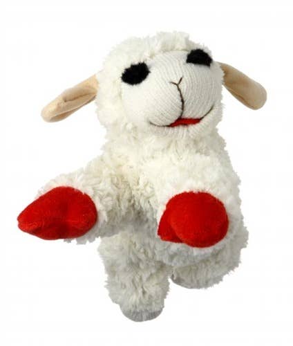 Lamb Chop Plush Dog Toy 6"