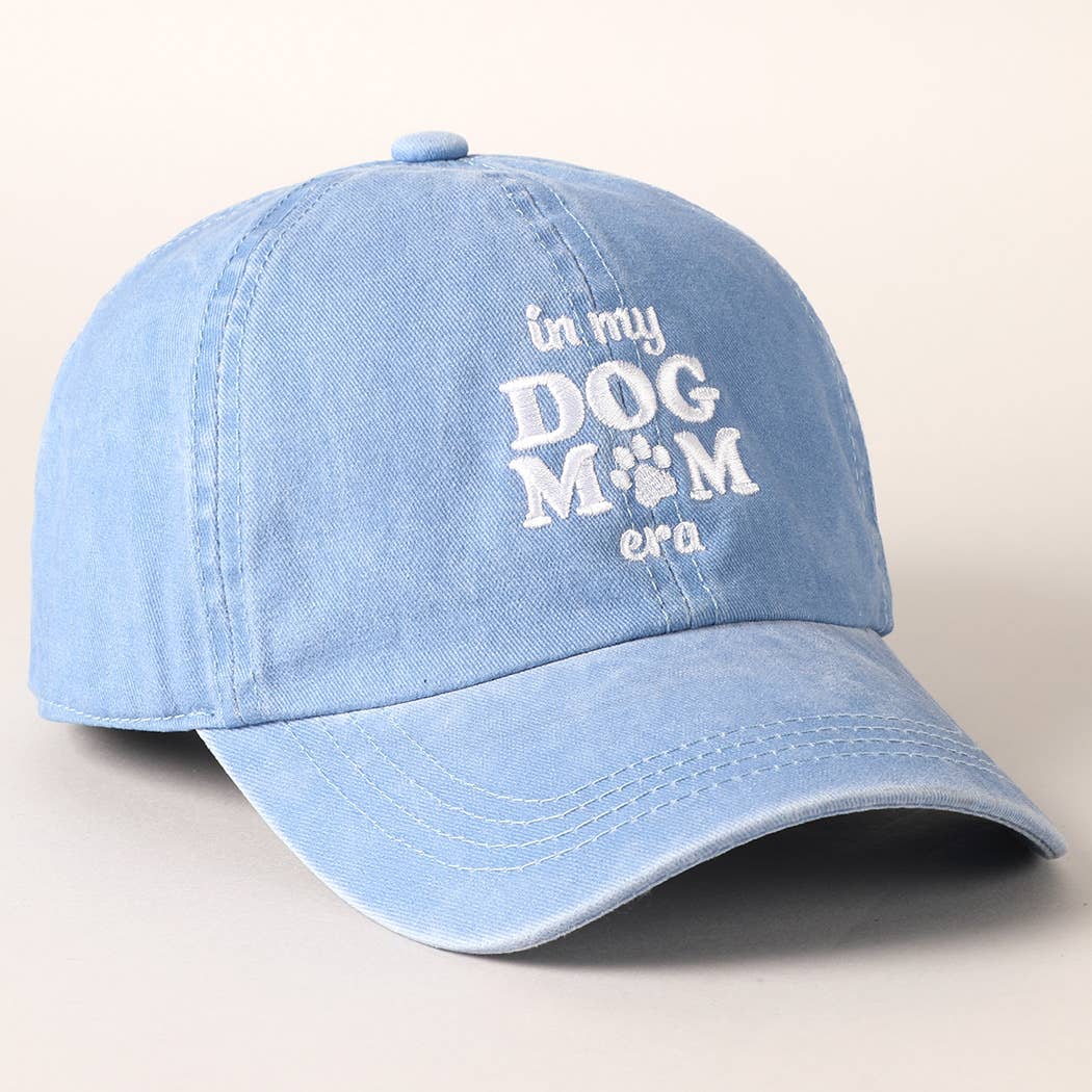 Embroidered “In My Dog Mom Era” Baseball Cap