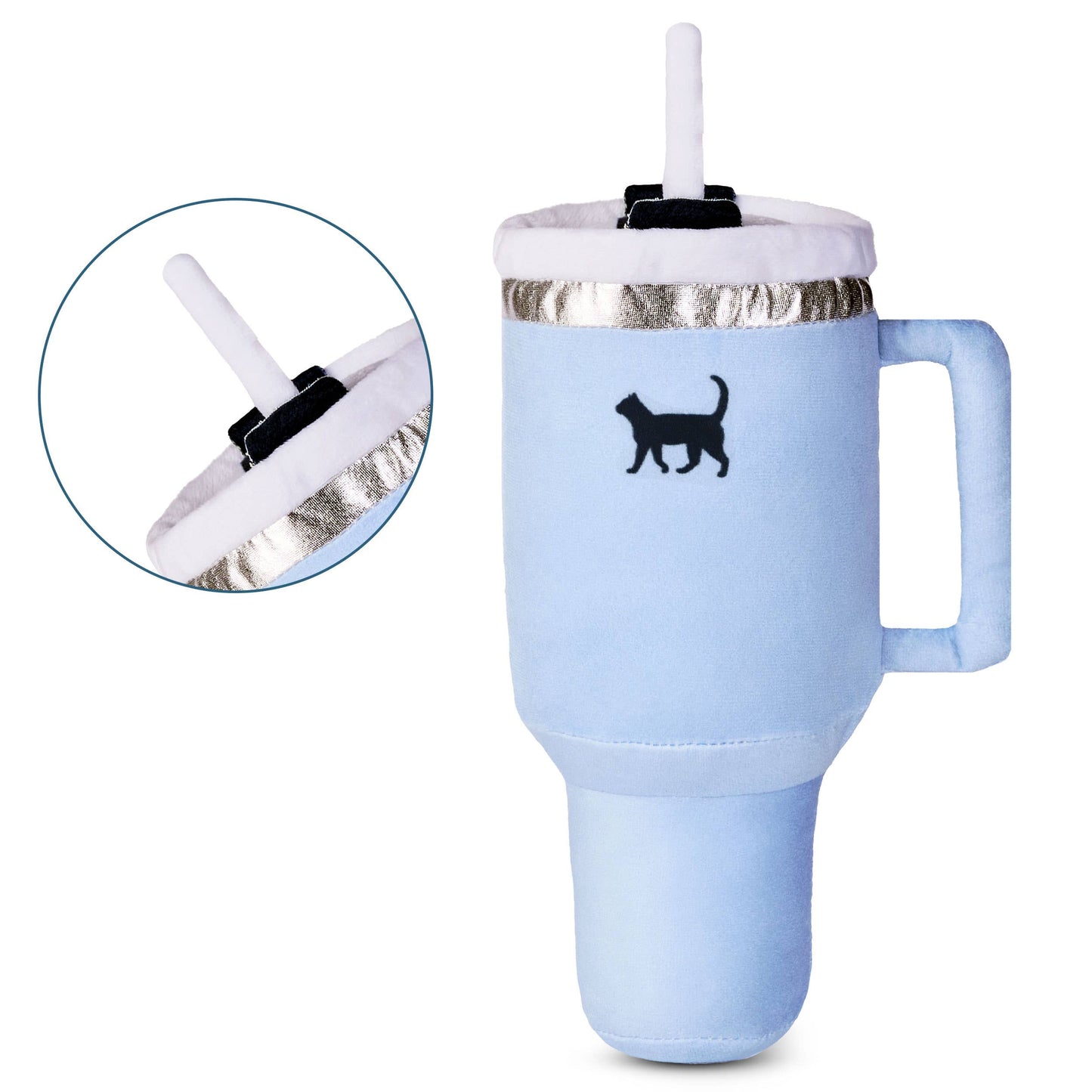 Kitty Cup Cat Tumbler Toy with Catnip & Crinkle Paper