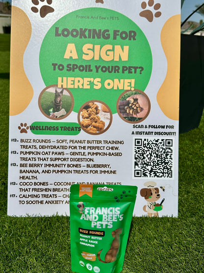 Buzz Rounds – Plant-Based Dog Treats