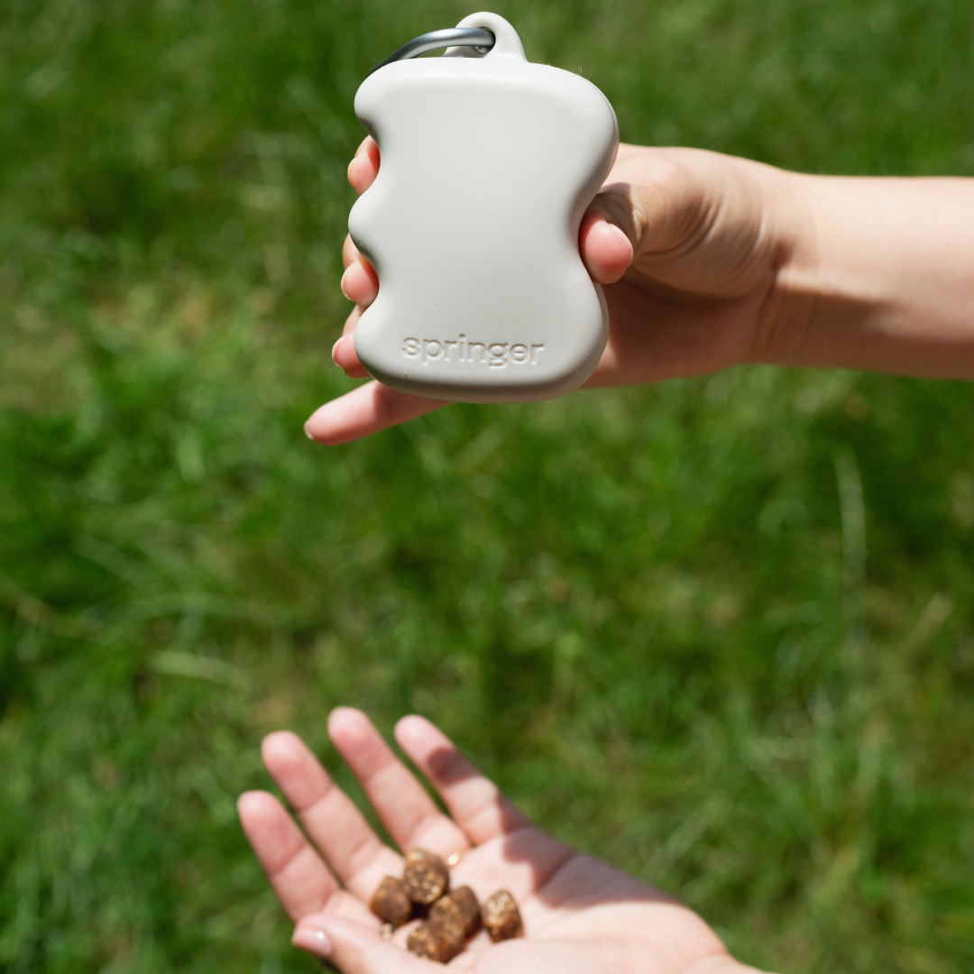 Easy-Squeeze Silicone Dog Treat Pouch Dispenser