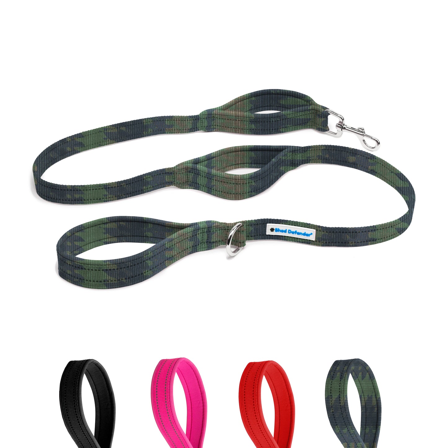 Standard Three Padded Handle Leash - 5 ft.