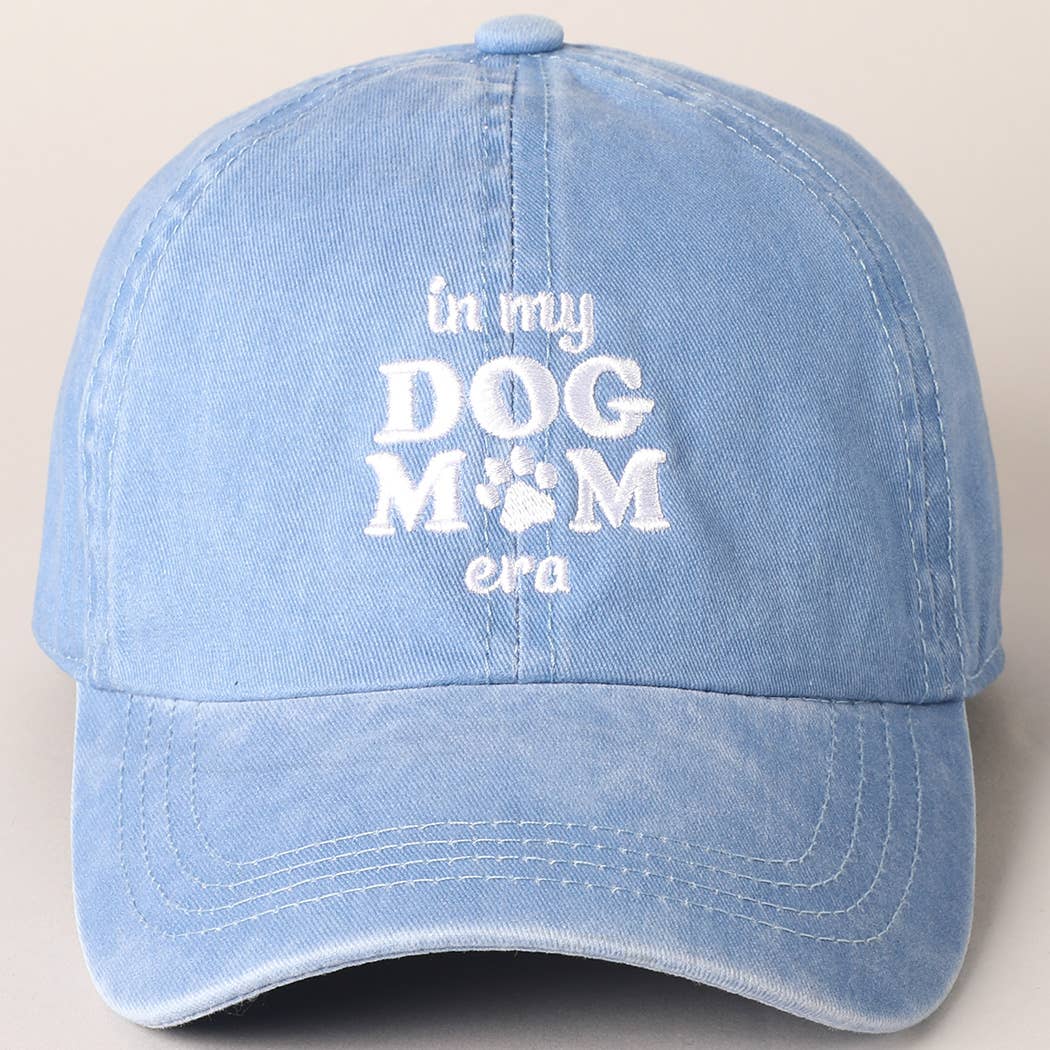 Embroidered “In My Dog Mom Era” Baseball Cap