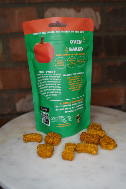 Pumpkin Oat – Plant-Based Dog Treats
