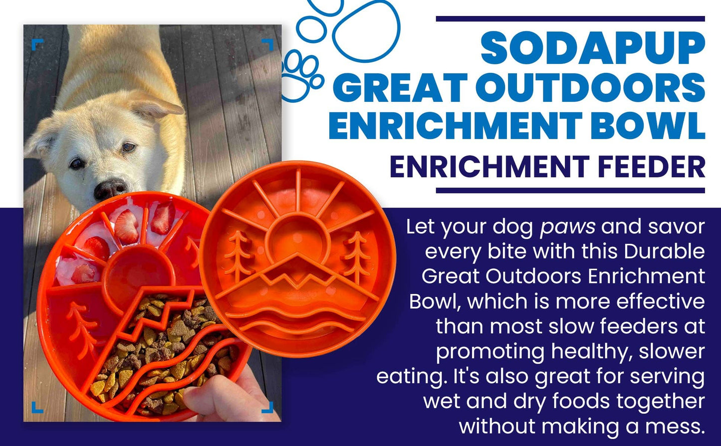 Great Outdoors Enrichment Slow Feeder Bowl