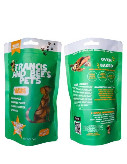 Calming Rounds – Plant-Based Dog Treats