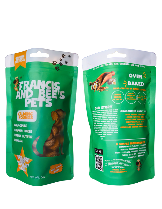 Calming Rounds – Plant-Based Dog Treats