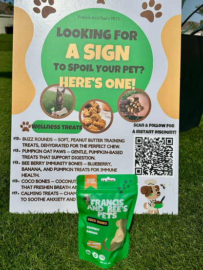 Coco Bones – Plant-Based Dog Treats