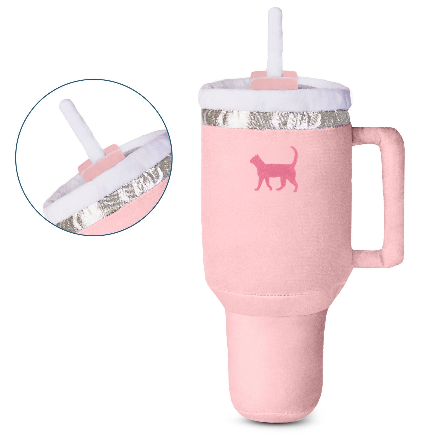 Kitty Cup Cat Tumbler Toy with Catnip & Crinkle Paper