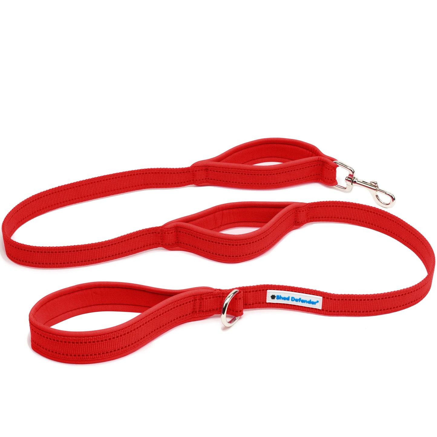 Standard Three Padded Handle Leash - 5 ft.