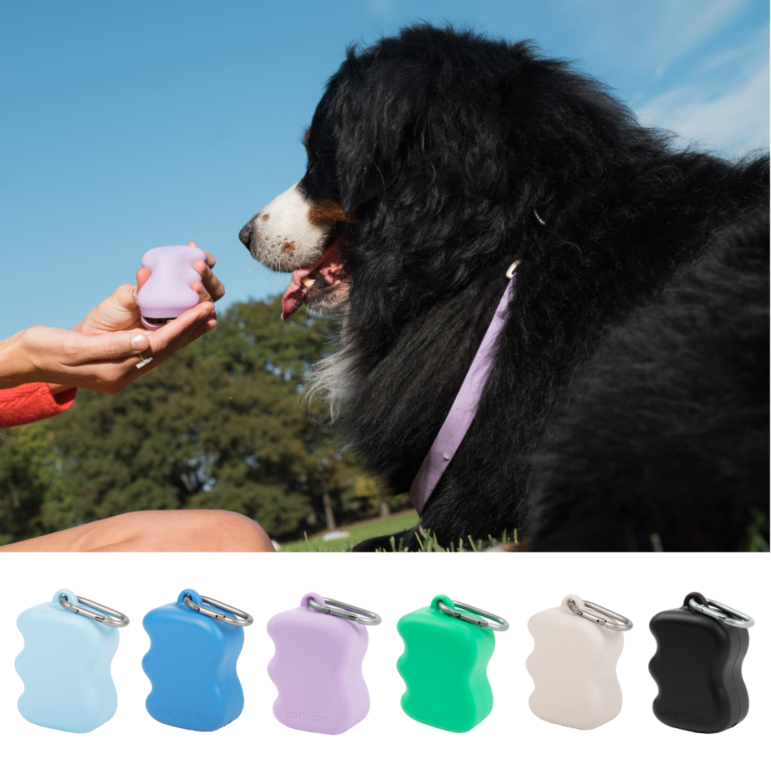 Easy-Squeeze Silicone Dog Treat Pouch Dispenser